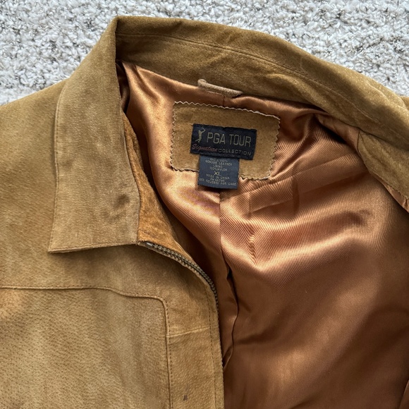 Vintage Men's PGA Tour Suede Jacket - Picture 6 of 7